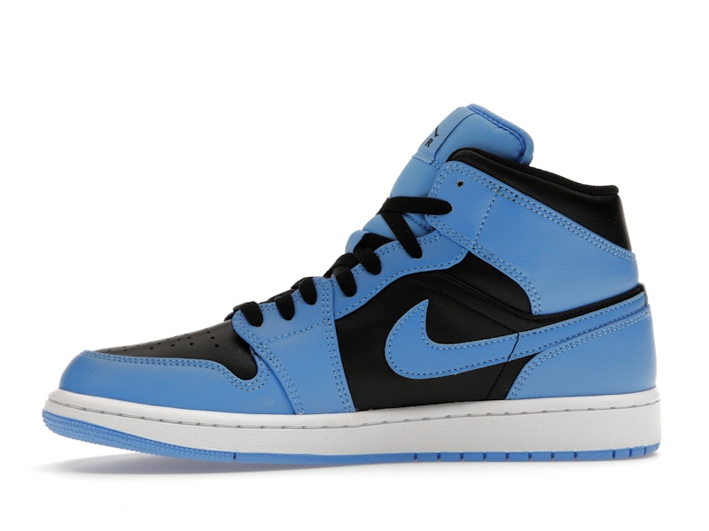 Air Jordan 1 Mid Azul Universitario Negro - vista 17