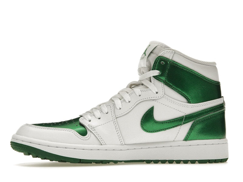 Air Jordan 1 Retro High Golf Metallic Green - White/Pine Green - DQ0660-130 - 17
