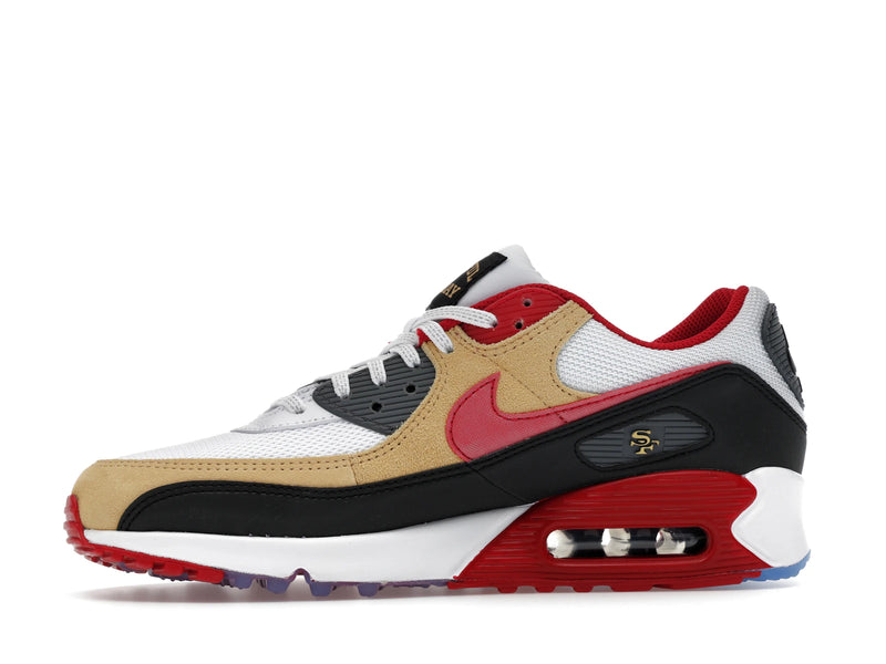 Nike Air Max 90 San Francisco 49ers - White/Gym Red/Black - II7588-100 - 17