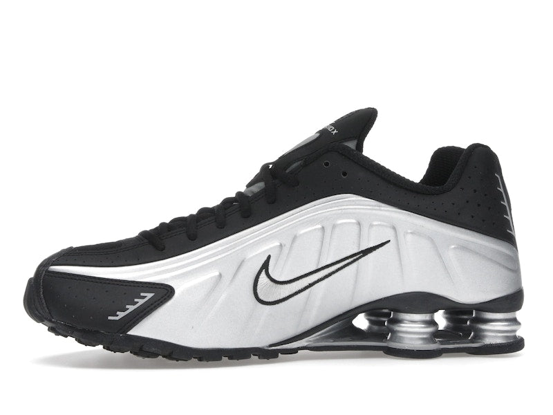 Nike Shox R4 Metallic Silver Black - vue 17