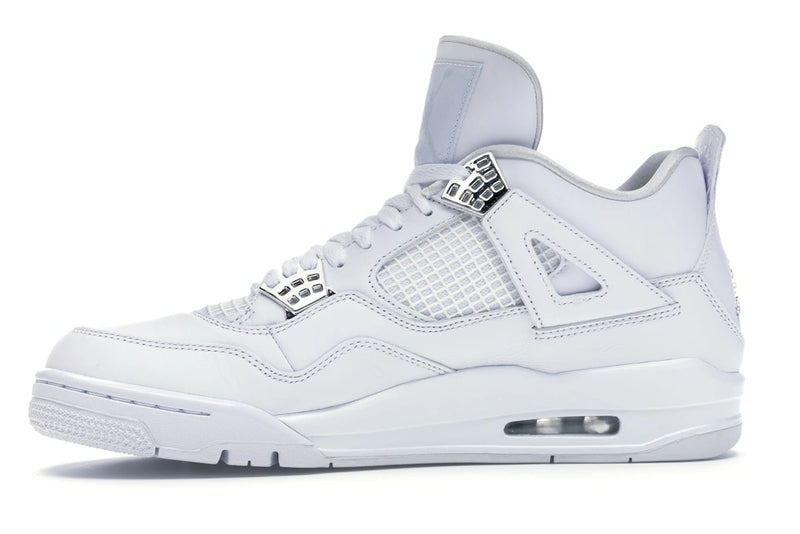Air Jordan 4 Retro Pure Money (2017) - White/Metallic Silver-Pure Platinum - 308497-100 - 17