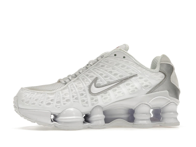 Nike Shox Tl White Metallic Silver (W) - White/Metallic Silver-Max Orange-White - AR3566-100 - 17