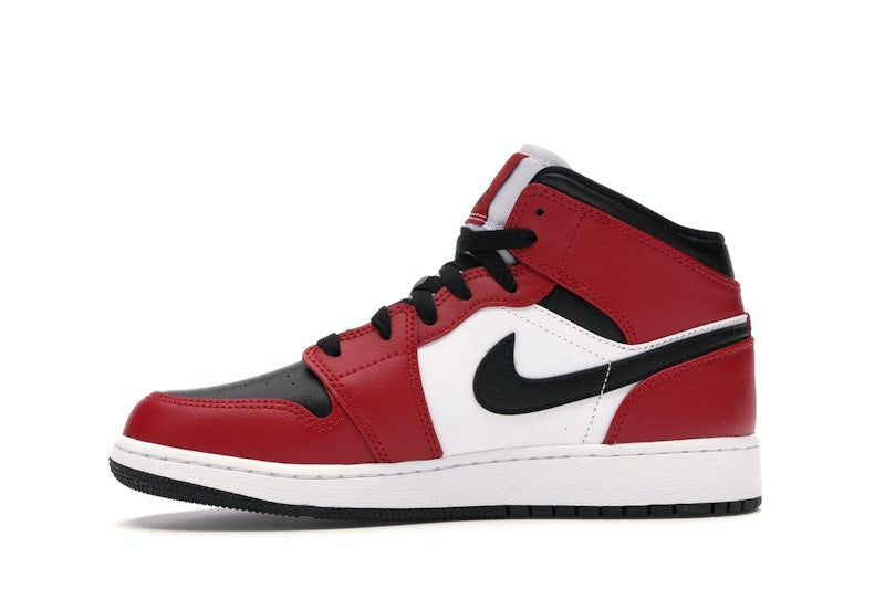 Air Jordan 1 Mid Chicago Black Toe (GS) - weergave 17