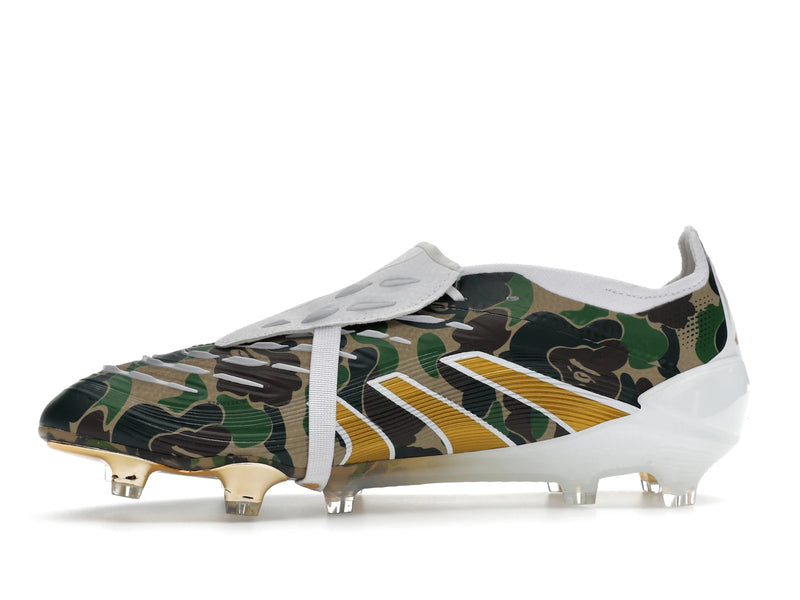 Adidas Predator Elite Foldover Tongue Fg Bape Green Camo - Hemp/Gold Metallic/White - JS3104 - 17