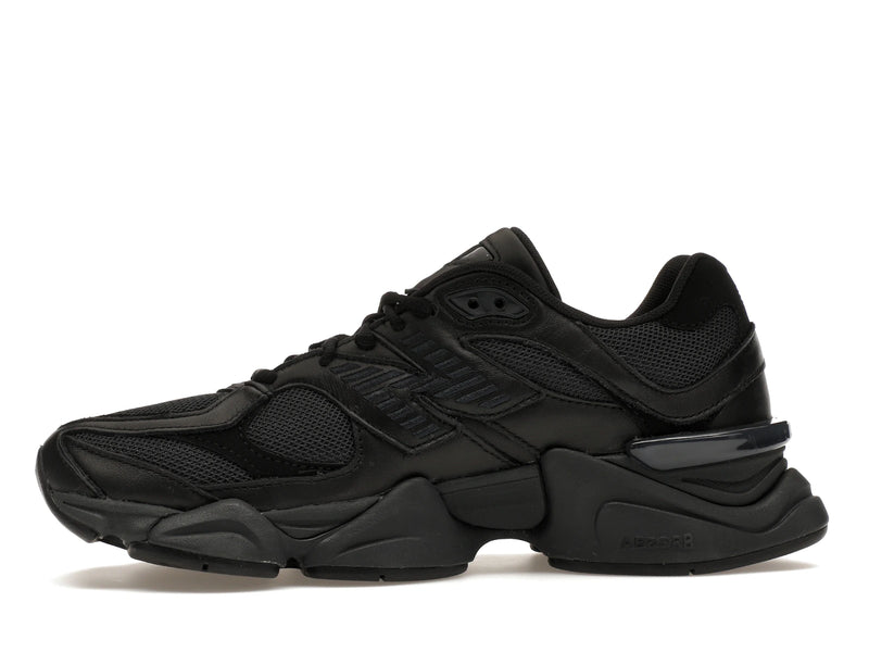 New Balance 9060 Triple Black Leather - U9060NRI - 17