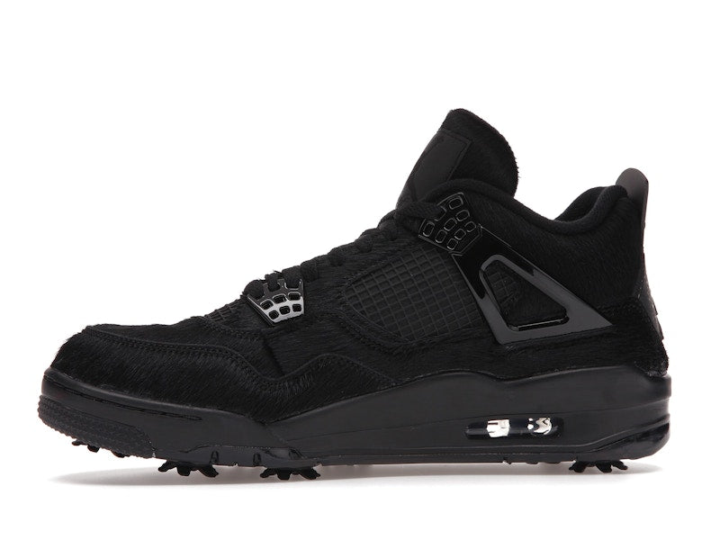 Air Jordan 4 Retro Golf Black Cat Pony Hair - Black/Cement Grey - CU9981-001 - 17