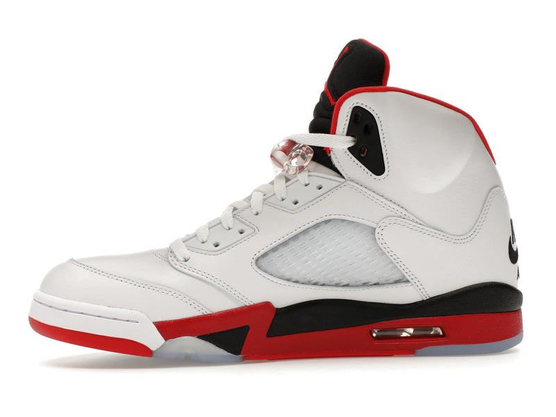 Air Jordan 5 Retro Fire Red Black Tongue (2025) - White/Fire Red/Black - HQ7978-101 - 17