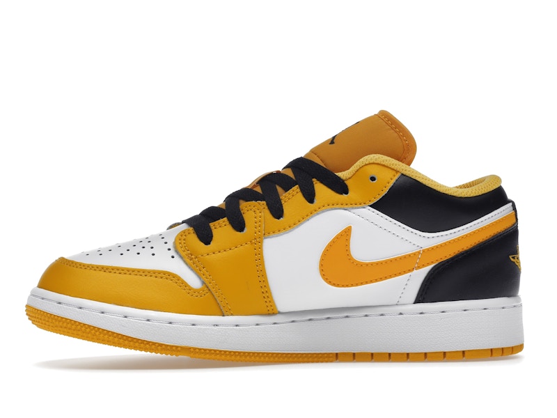 Air Air Jordan 1 Low University Gold White (GS) - Taxi/White/Black - 553560-701 - 17