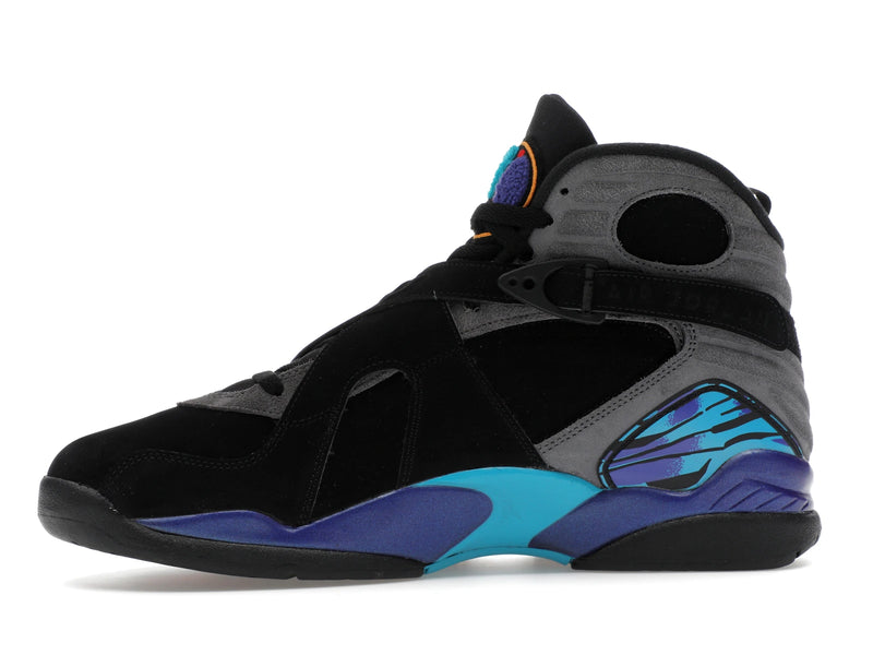 Air Jordan 8 Retro Aqua (2025) - Black/True Red-Iron Grey-Bright Concord-Aquatone - 305381-006 - 17