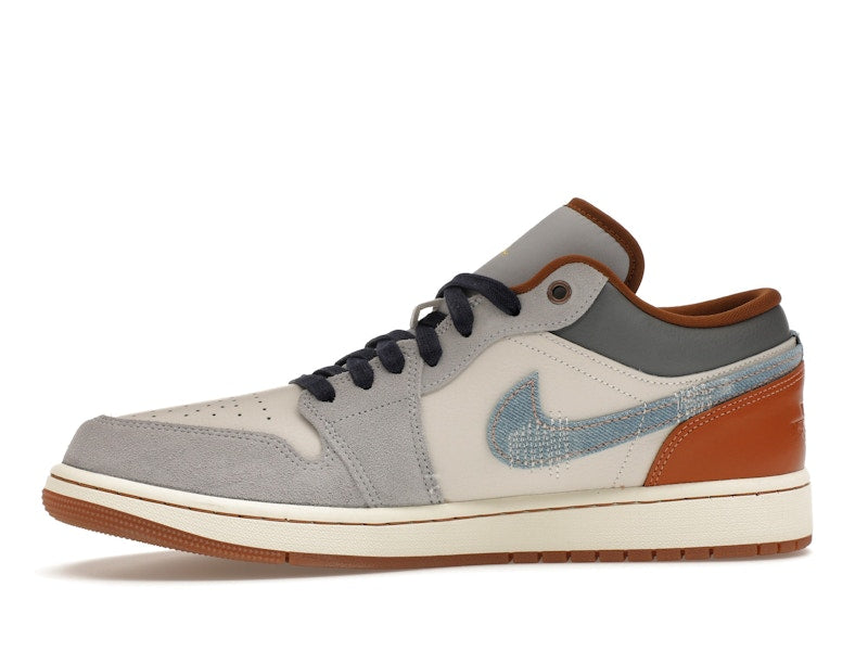 Jordan 1 Low SE Phantom Repaired Denim Swoosh - vue 18