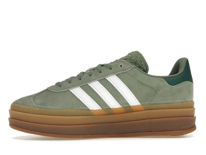 adidas Gazelle Bold Silver Green Gum (Womens) - Silver Green/Cloud White/Collegiate Green - ID6998 - 17