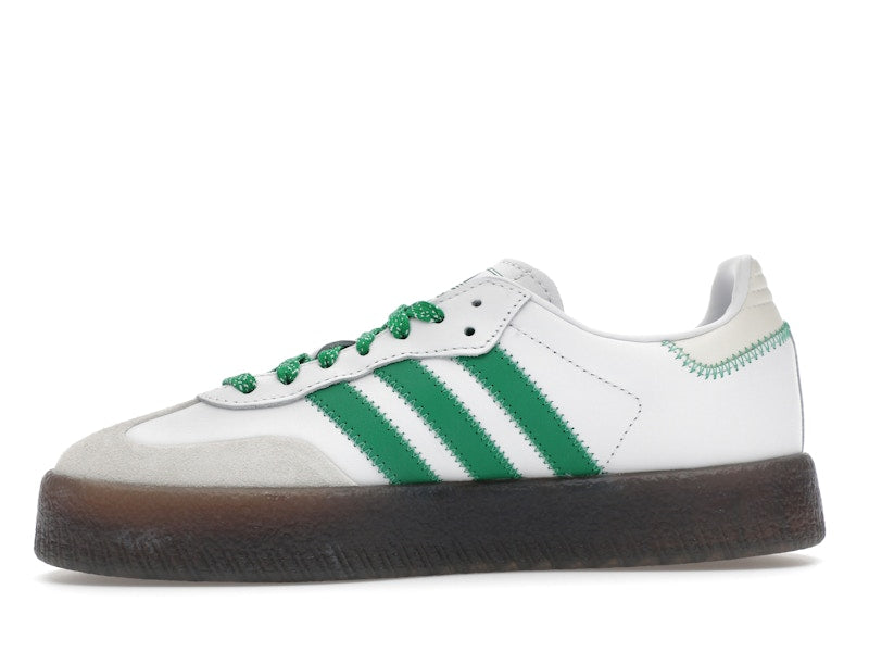 adidas Sambae Cloud White Green (Women's) - Cloud White / Green / Off White - IE9105 - 17