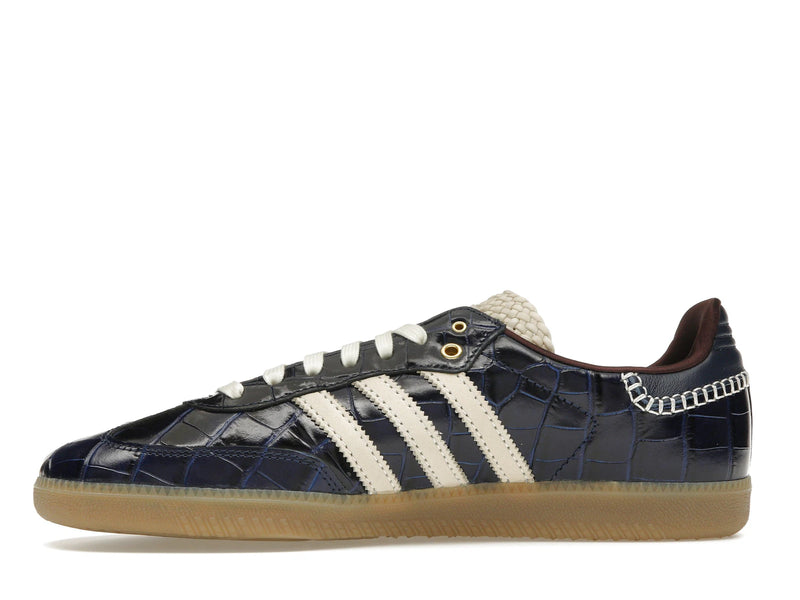 Adidas Samba Wales Bonner Navy Croc - Collegiate Navy/Wonder White/Night Red - JH9825 - 17