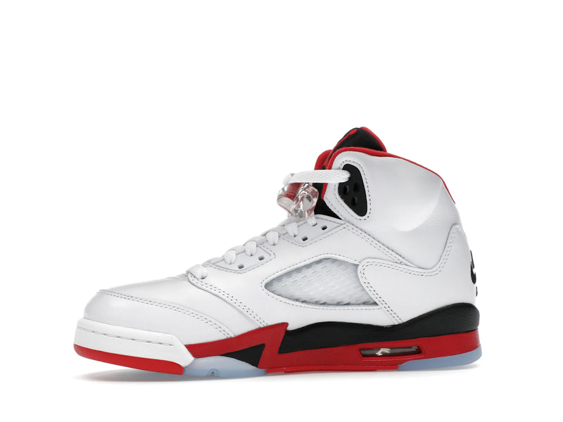 Air Jordan 5 Retro Fire Red Black Tongue (2025) (GS) - White/Fire Red/Black - HQ7980-101 - 17