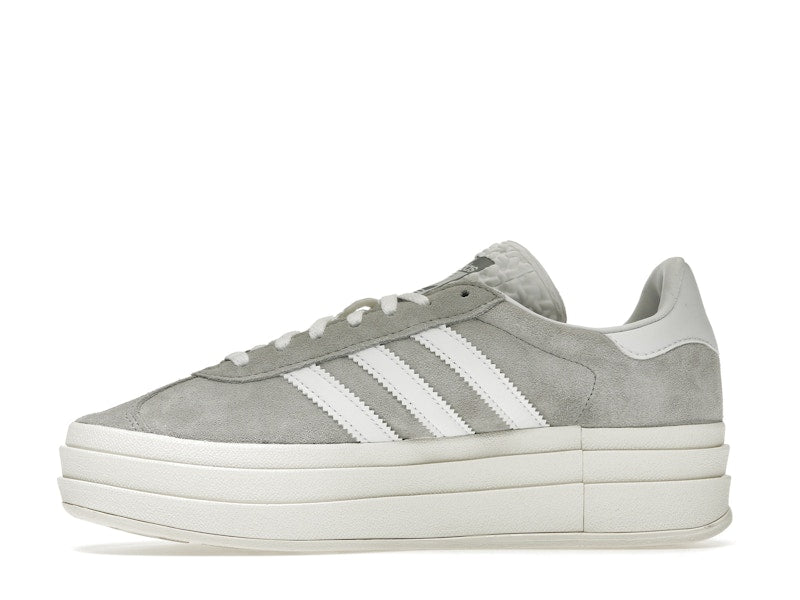 adidas Gazelle Bold Grey White (Women's) - Grey Two/Footwear White/Core White - HQ6893 - 17