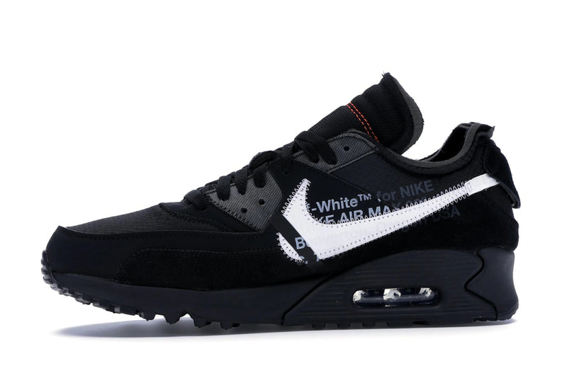 Nike Air Max 90 Off White Black - Black/Black-Cone-White - AA7293-001 - 17