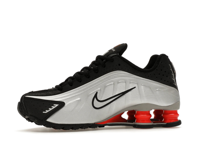 Nike Shox R4 Metallic Silver Black Picante Red (GS) - Metallic Silver/Black/Picante Red/Metallic Silver - CW2626-005 - 17