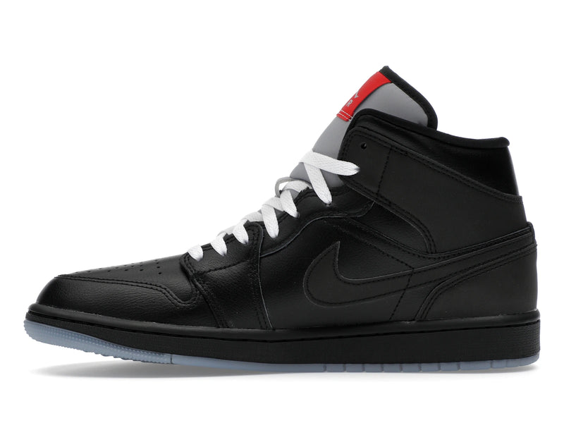 Air Jordan 1 Mid SE Black Metallic Reimagined - Black/Silver Metallic/University Red - HV5177-010 - 18