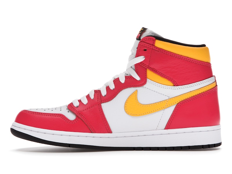 Air Jordan 1 Retro High OG Light Fusion Red - Light Fusion Red/White-Laser Orange-Black - 555088-603 - 18