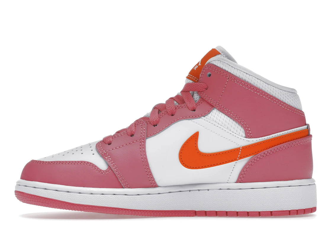 Image 2 de Air Jordan 1 Mid Pinksicle Safety Orange GS DX3240-681