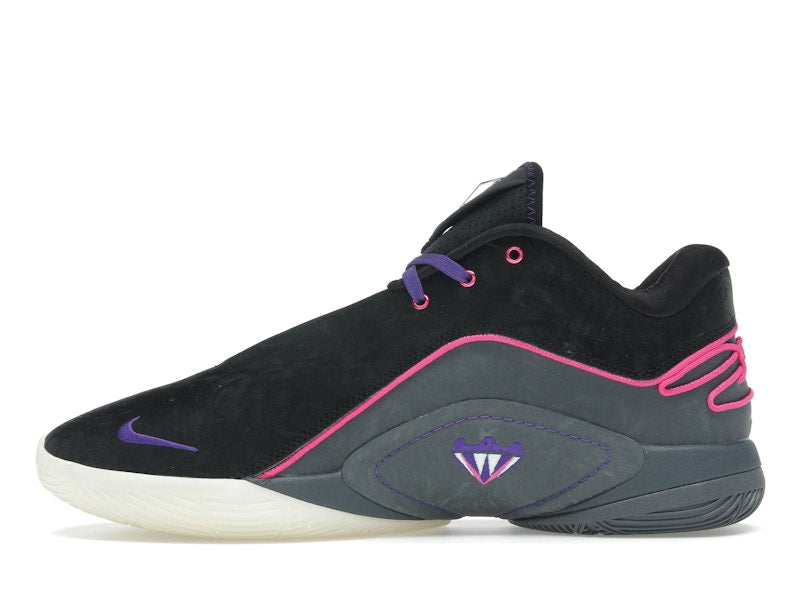 Nike LeBron 22 Blacklight - Black/Laser Fuchsia/Dark Grey/Field Purple/Guava Ice/Vapor Green - FZ1094-001 - 18