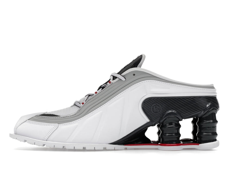Nike Shox Mr4 Mule Martine Rose Metallic Platinum Varsity Red - White/Varsity Red/Metallic Platinum/Dark Charcoal - IM5420-100 - 18