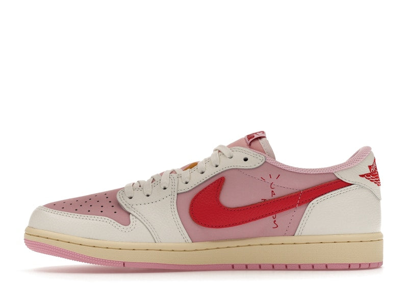 Jordan 1 Retro Low OG SP Travis Scott Sail Tropical Pink - view 19