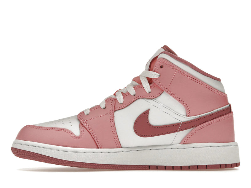 Air Jordan 1 Mid Valentines Day (2023) (GS) - Coral Chalk/Desert Berry/White - DQ8423-616 - 18