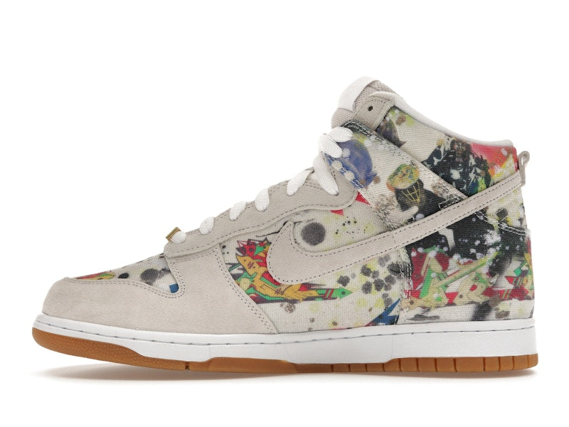 Nike SB Dunk High Supreme Rammellzee - White/White-Multi-Color - FD8779-100 - 18