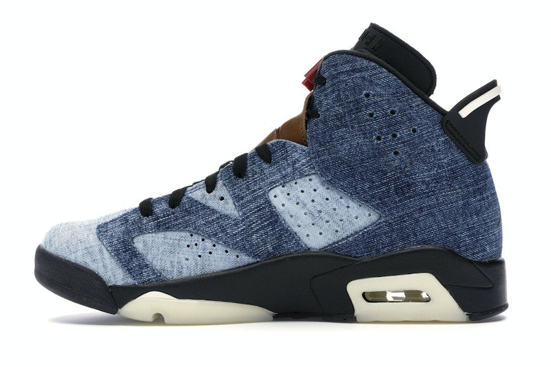 Air Jordan 6 Retro Washed Denim - Washed Denim/Sail-Varsity Red-Black - CT5350-401 - 18