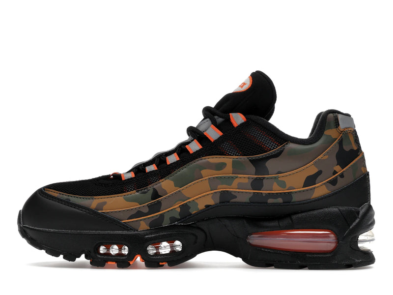 Nike Air Max 95 Safety Orange Camo - Black/Safety Orange/Metallic Silver/Golden Beige/Cargo Khaki - HQ1973-001 - 18