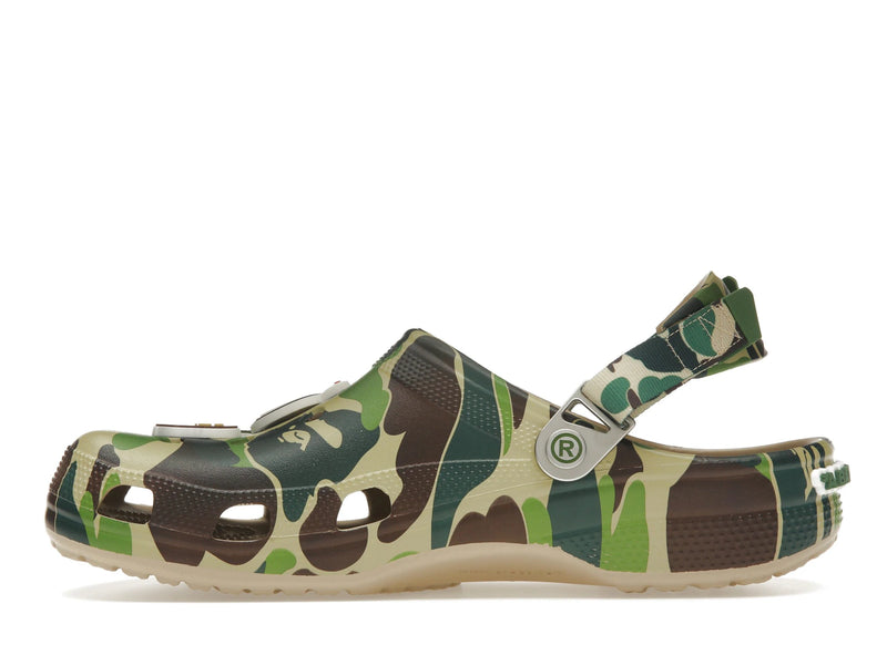 Crocs Classic Clog A Bathing Ape Bape Abc Camo Green - ABC Camo/Green - 209627-212 - 18