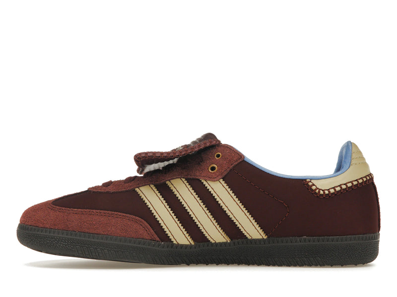 Adidas Samba Nylon Wales Bonner Fox Brown - Fox Brown/Sandy Beige/Lucky Blue - IE0579 - 18
