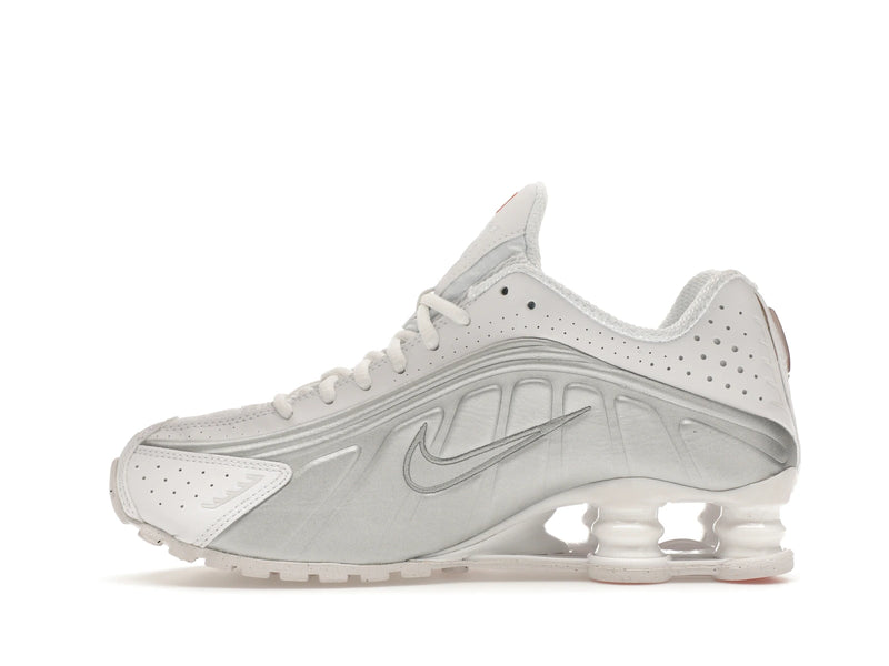 Nike Shox R4 White Metallic (W) - White/White-Metallic Silver-Max Orange - AR3565-101 - 18