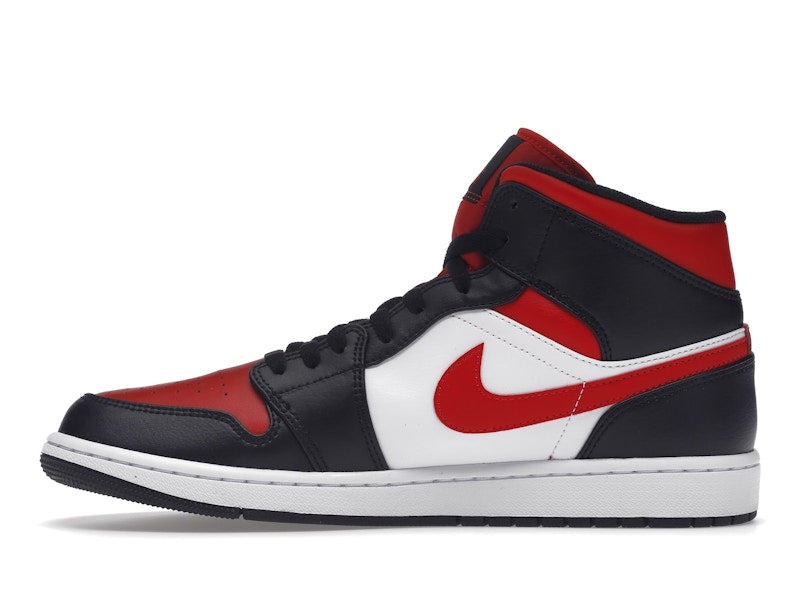 Air Jordan 1 Mid White Black Red (2022) - White/Black-Red - 554724-079 - 18