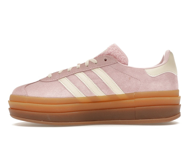 adidas Gazelle Bold Clear Pink Cream White (Women's) - Clear Pink /Cream White/Gold Metallic - JQ7777 - 18