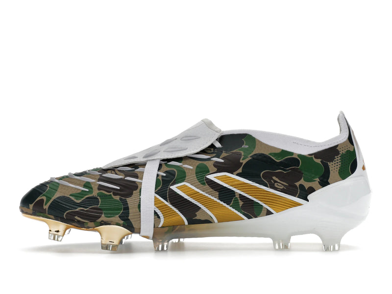 Adidas Predator Elite Foldover Tongue Fg Bape Green Camo - Hemp/Gold Metallic/White - JS3104 - 18