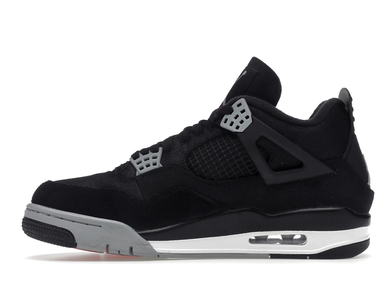 Air Jordan 4 Retro SE Black Canvas - Black/Light Steel Grey/White/Fire Red - DH7138-006 - 18