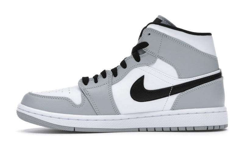 Air Jordan 1 Mid Light Smoke Grey - Light Smoke Grey/Black-White - 554724-092 - 18