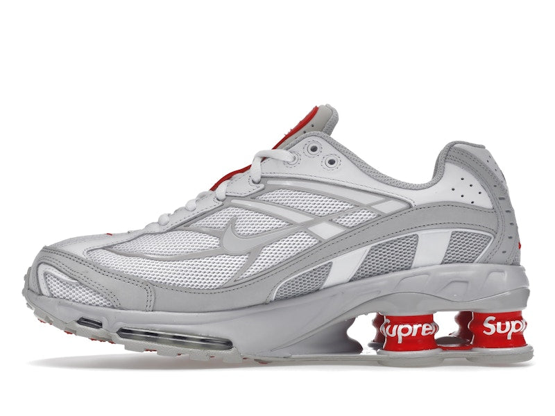 Nike Shox Ride 2 Supreme White Grey Fog - White/Grey Fog-Flat Platinum - DN1615-100 - 18