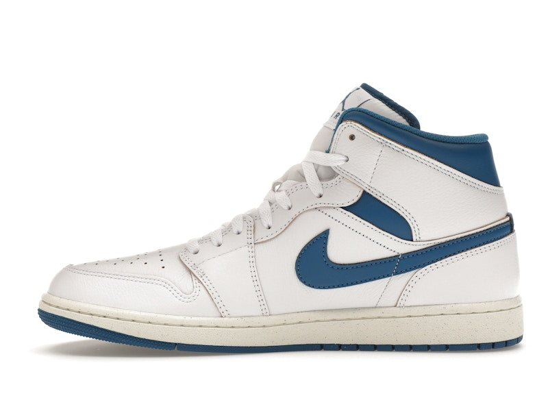 Air Jordan 1 Mid SE Industrial Blue - White/Sail/Industrial Blue - FN5215-141 - 18