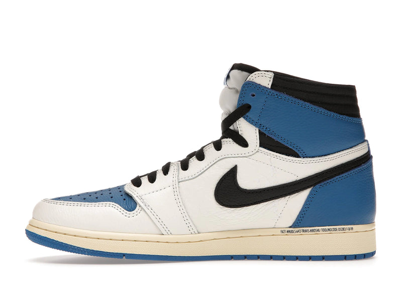 Air Jordan 1 High OG SP Fragment Design X Travis Scott - Sail/Black-Military Blue-Shy Pink - DH3227-105 - 18