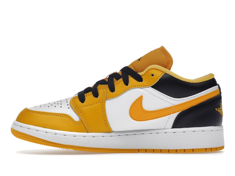 Air Air Jordan 1 Low University Gold White (GS) - Taxi/White/Black - 553560-701 - 18