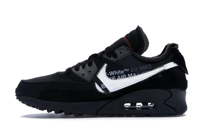 Nike Air Max 90 Off White Black - Black/Black-Cone-White - AA7293-001 - 18