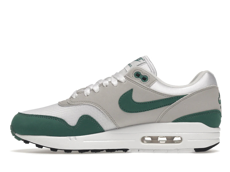 Nike Air Max 1 Anniversary Green (2020) - White/Evergreen Aura-Neutral Grey-Black - DC1454-100 - 18