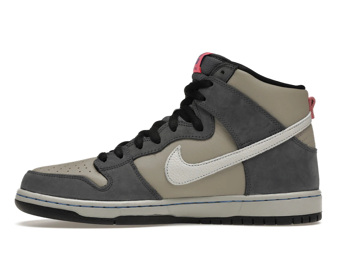 Image 2 de Nike SB Dunk High Medium Grey Pink DJ9800-001