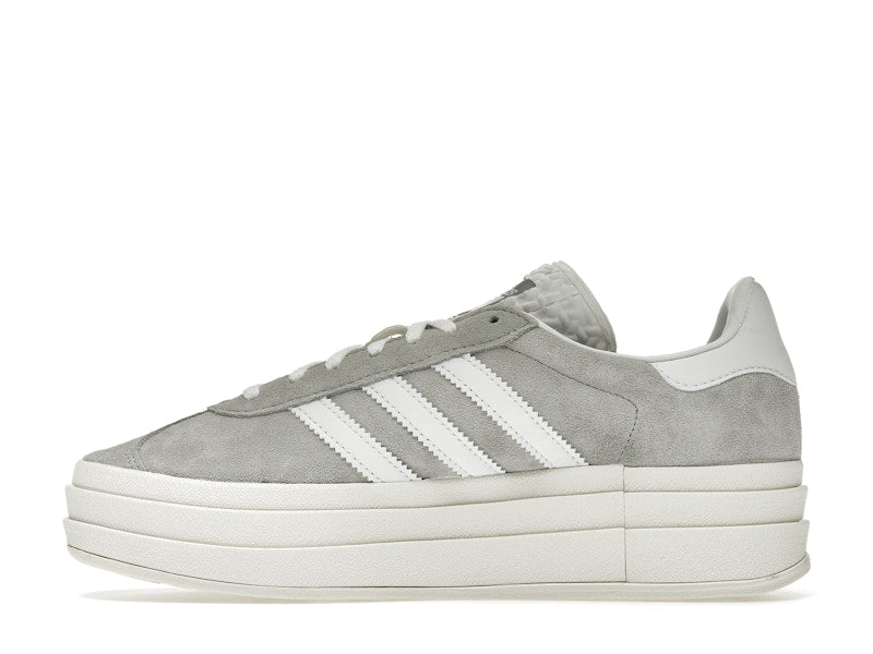 adidas Gazelle Bold Grey White (Women's) - Grey Two/Footwear White/Core White - HQ6893 - 18