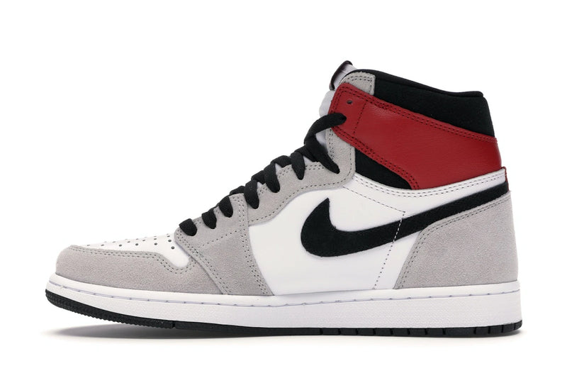 Air Jordan 1 Retro High Light Smoke Grey - White/Black-Light Smoke Grey-Varsity Red - 555088-126 - 18