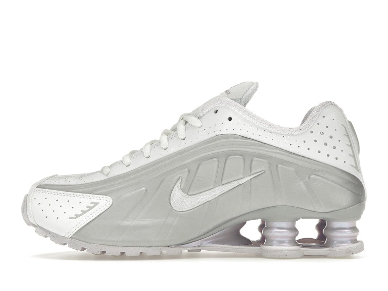 Nike Shox R4 White Metallic Platinum Barely Grape - White/Metallic Platinum/Platinum Tint/Barely Grape - HF5076-100 - 18