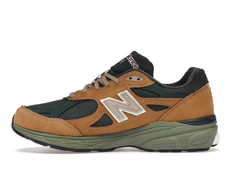 New Balance 990v3 MiUSA Tan Green - Tan/Green - M990WG3 - 18